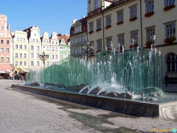 Fontanna na Wrocławskim Rynku